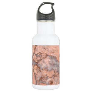 Botella De Agua Textura de Piedra de Mármol Fría y de Moda