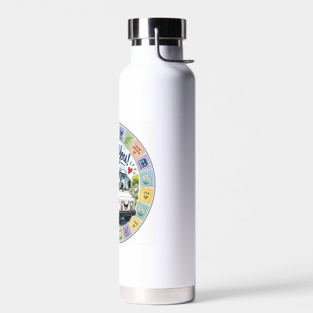 Botella De Agua Thank you Postal Workers  (Izquierdo)