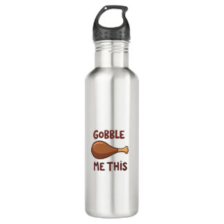Botella De Agua Thanksgiving Turkey Gift Funny