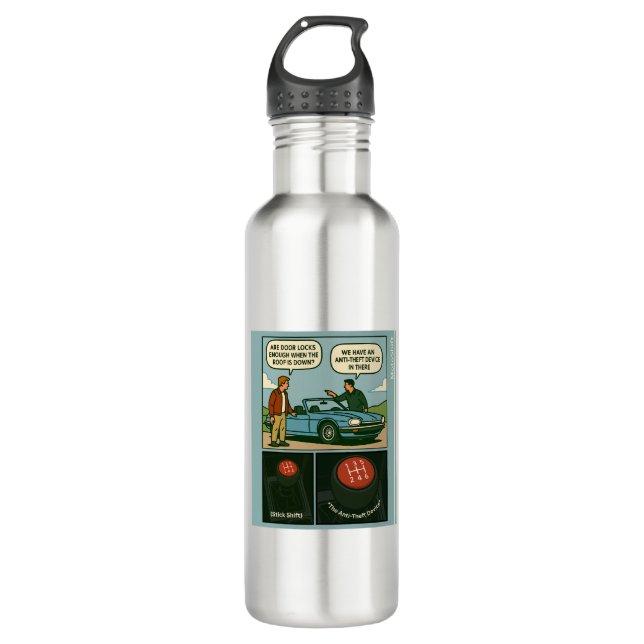 Botella De Agua The Anti-Theft Device (Stick Shift) (Anverso)
