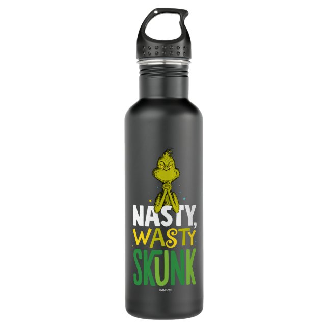 Botella De Agua The Grinch | Nasty Wasty Skunk (Anverso)