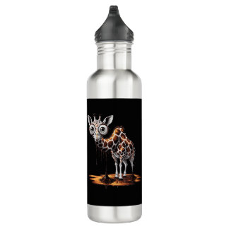 Botella De Agua The Melting Giraffe Funny Surreal Art Design