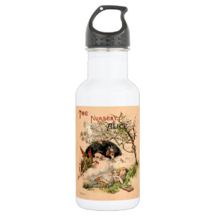 Botella De Agua The Nursery Alice 1890 Cubierta Vintage Wonderland