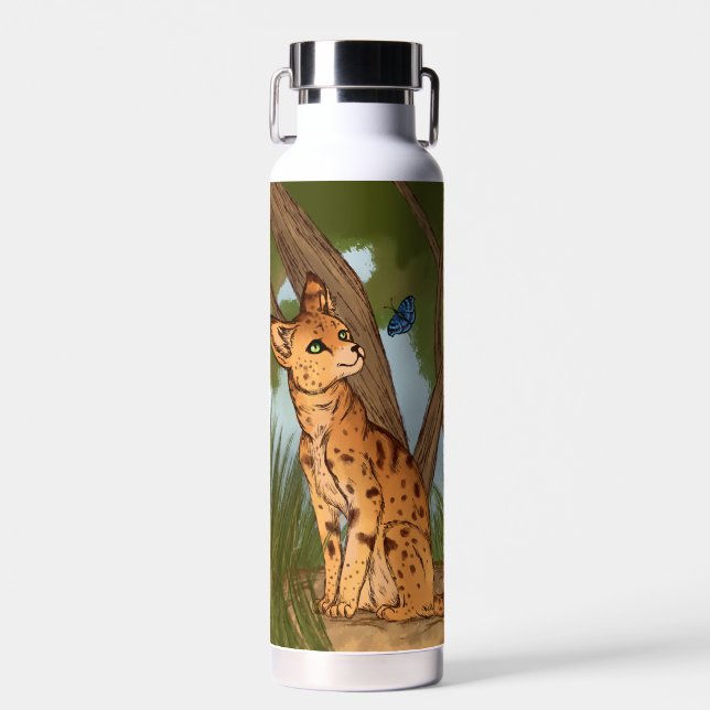 Botella De Agua The Serval and the Butterfly (Delantero)