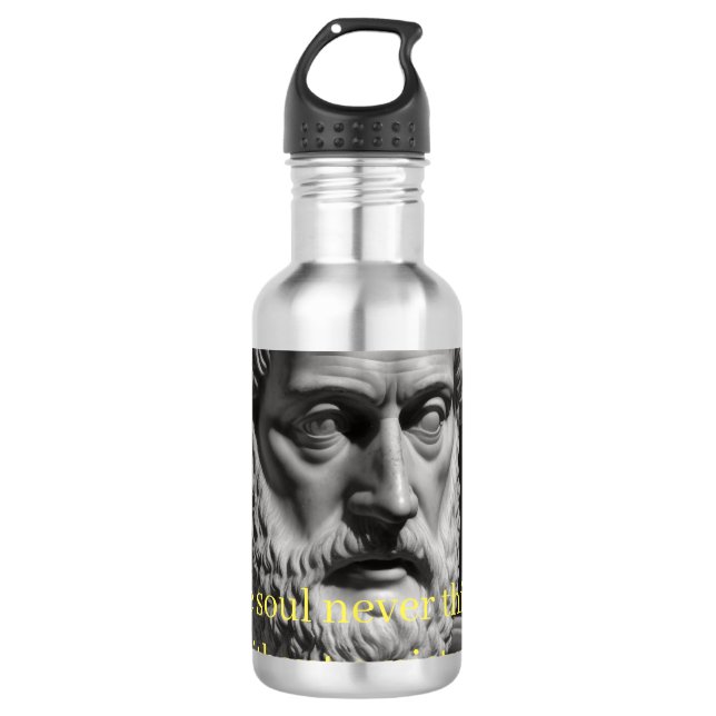 Botella De Agua The soul never thinks without a picture (Anverso)