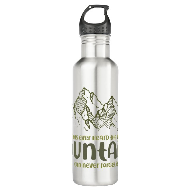 Botella De Agua The Voice of the Mountains (Anverso)
