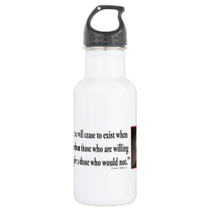 Botella De Agua Thomas Jefferson Sobre La Democracia