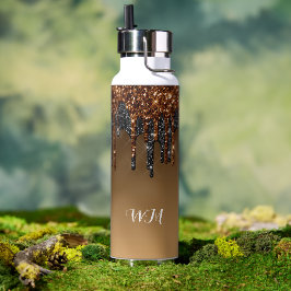 Botella de agua Thor personalizada de Copper Black