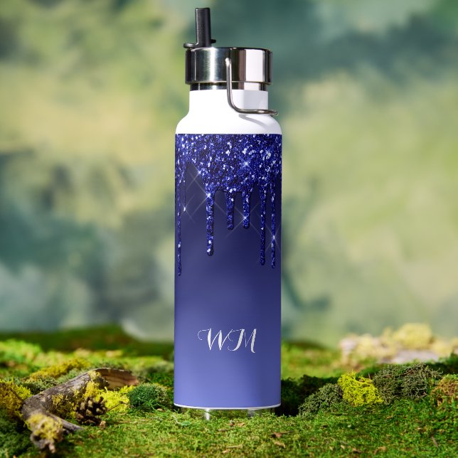 Botella de agua Thor personalizada de Royal Blue P (Exterior)