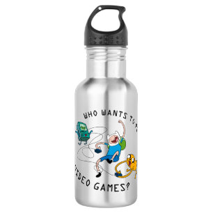 Botella De Agua Tiempo de aventura Finn & Jake Play con BMO