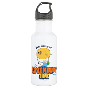 Botella De Agua Tiempo de aventura Jake Flotando Con Finn