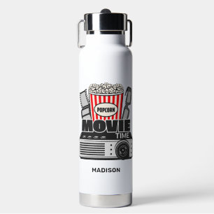 Botella De Agua Tiempo de película de nombre personalizado