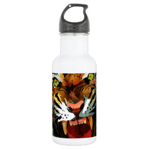 Botella De Agua Tiger Roar