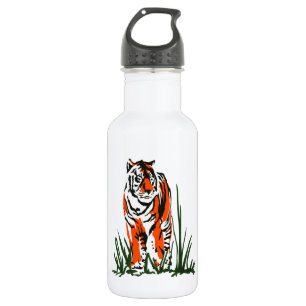 Botella De Agua Tiger Silkscreen