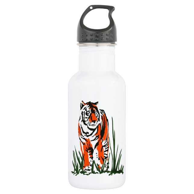 Botella De Agua Tiger Silkscreen (Anverso)