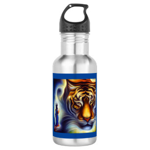 Botella De Agua Tigre animal de espíritu 4
