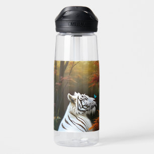 Botella De Agua Tigre Blanco Esos Momentos Amantes,
