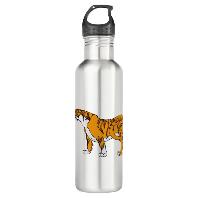 Botella De Agua Tigre de Bengala (Anverso)