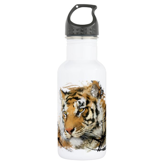 Botella De Agua Tigre distante (Anverso)