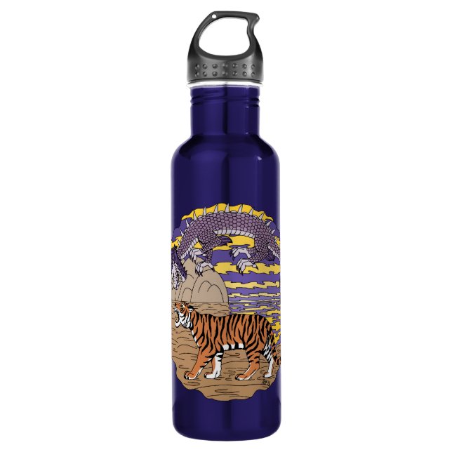 Botella De Agua Tigre y dragón (Anverso)