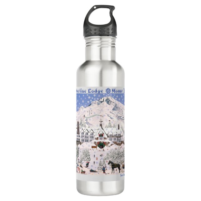 Botella De Agua Timberline Lodge ~ Monte Hood Pillow (Anverso)