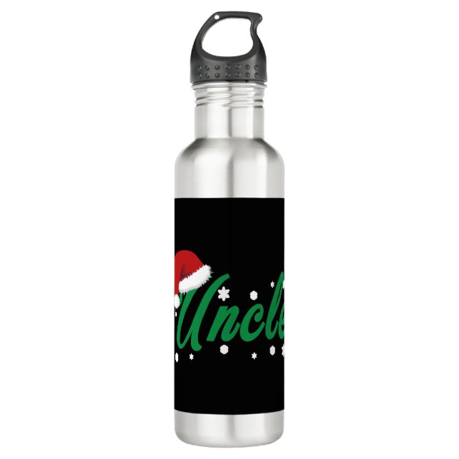 Botella De Agua Tío navidad (Anverso)