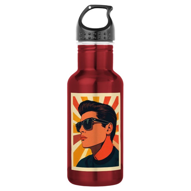 Botella De Agua Tipo Retro Genial (Anverso)