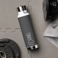 Tipografía moderna gris oscuro personalizada