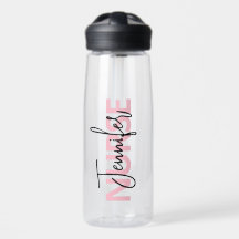 Tipografía personalizada de enfermera rosa