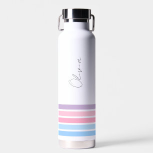 Botella De Agua Tiras de color personalizadas