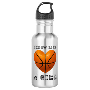 Botella De Agua tiro como un baloncesto del chica