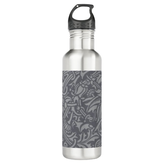 Botella De Agua Tistle escocés Knot William Morris Style (Anverso)