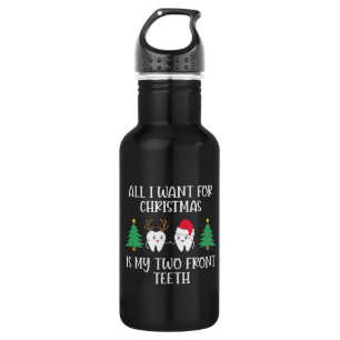 Botella De Agua Todo Lo Que Quiero Para Los Navidades Son Mis Dos