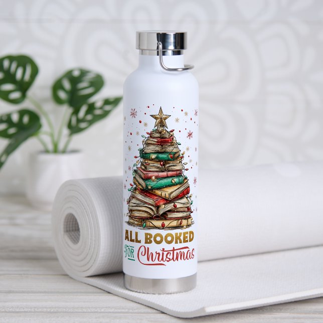 Botella De Agua Todo reservado para Navidades (Yoga (girado))