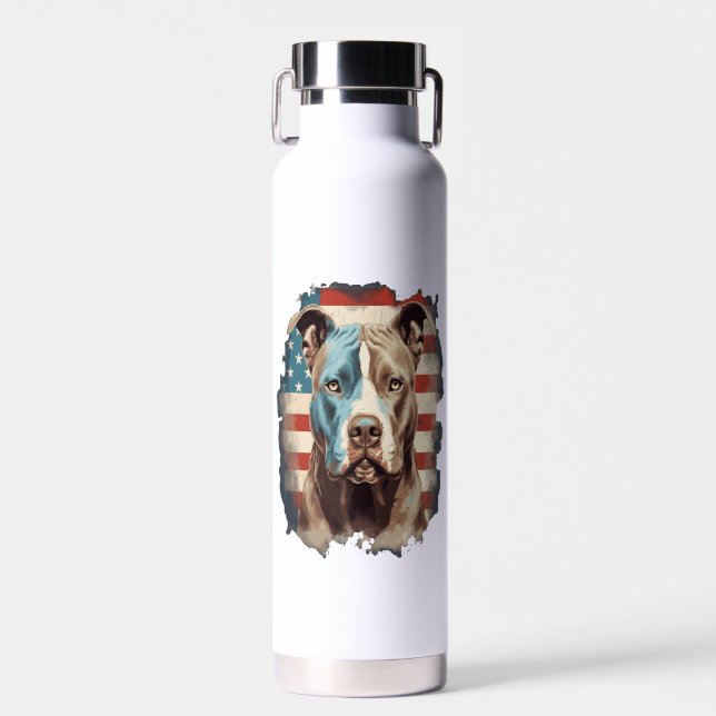BOTELLA DE AGUA TODOS LOS PERROS AMERICANOS (Delantero)