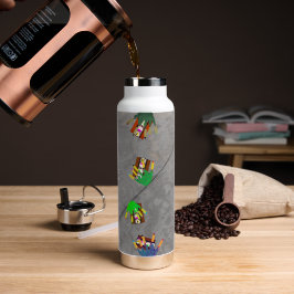 Botella de agua Todos mis amigos son zombies