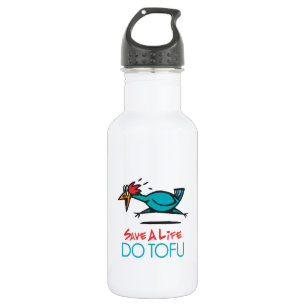 Botella De Agua Tofu vegetariano