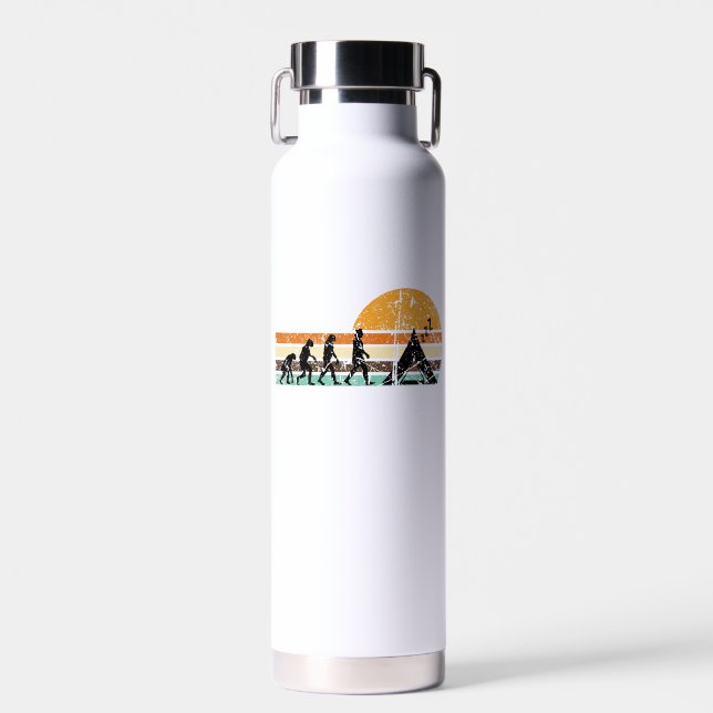 Botella De Agua Toldo de Camping Retro Camping  (Delantero)