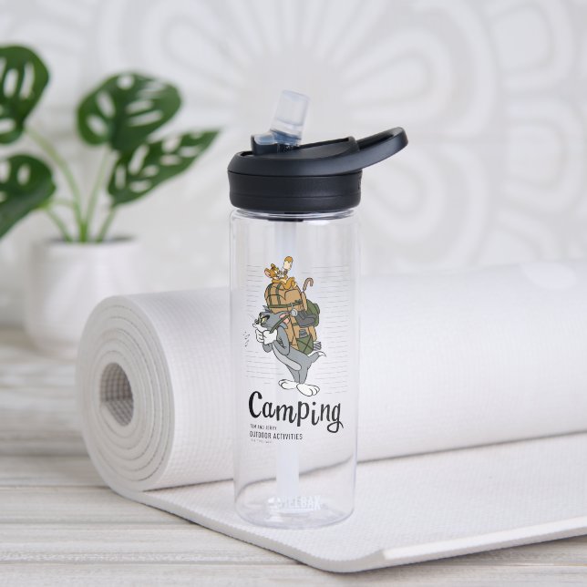 Botella De Agua Tom y Jerry Camping (Yoga)