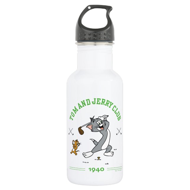 Botella De Agua Tom y Jerry Golfing Club 1940 (Anverso)