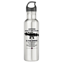 Botella De Agua Tomando las armas - 2ª enmienda