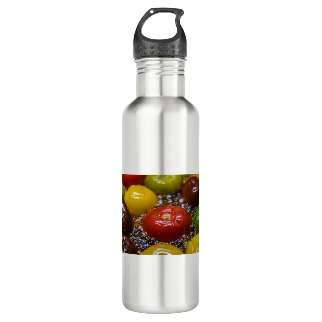 Botella De Agua Tomates en couleurs (Anverso)