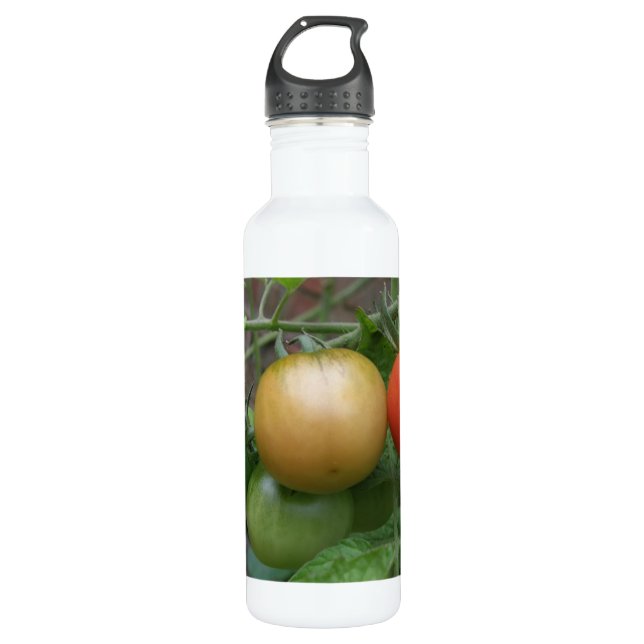 Botella De Agua Tomates ligeros de tráfico (Anverso)