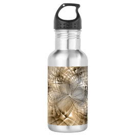 Botella De Agua Tones de la Tierra Resumen Textura moderna de arte