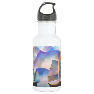 Botella De Agua Tonos de basura oriental de tranquilidad