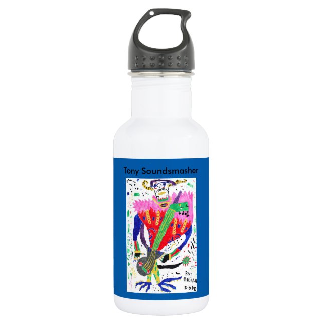 Botella De Agua Tony Soundsmasher (Anverso)