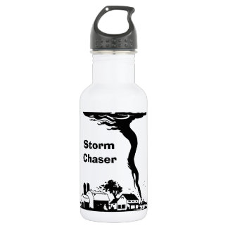 Botella De Agua Tormenta Chaser Tornado Twister Meteorología del T