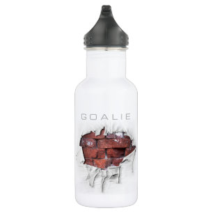 Botella De Agua Torn Brick Wall Goalie (fútbol)