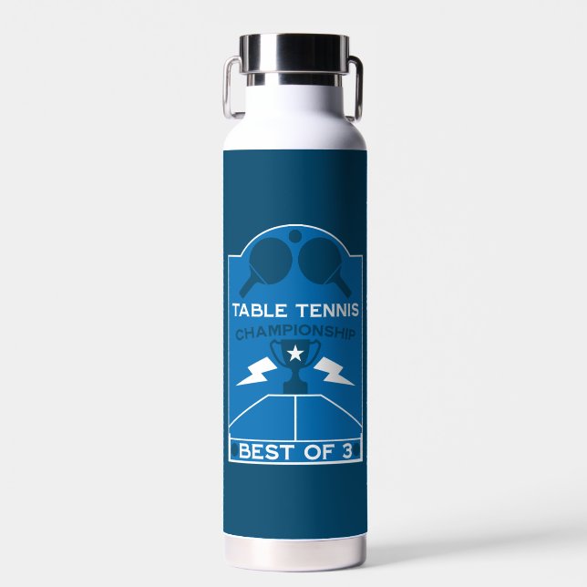 Botella De Agua Torneo de tenis de mesa (Delantero)