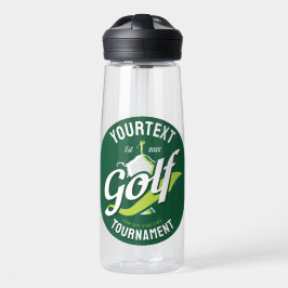 Botella De Agua Torneo de Trofeo Pro Golfer NAME Golf